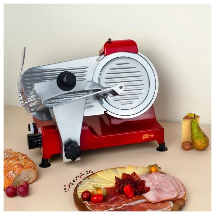 Trancheuse a viande - H.KoeNIG - MSX224 - Lame 22 cm - Rouge Trancheuse a viande - H.KoeNIG - MSX224 - Lame 22 cm - Rouge