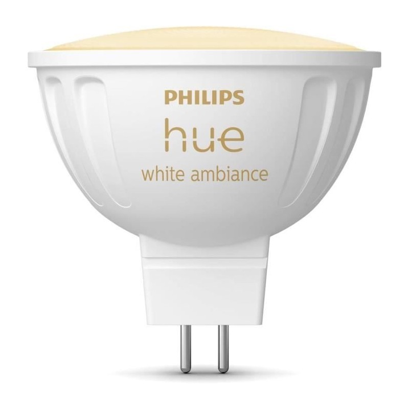 Ampoule connectée - PHILIPS HUE - MR16 - Lumiere blanche - Compatible