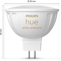 Ampoule connectée - PHILIPS HUE - MR16 - Lumiere blanche - Compatible