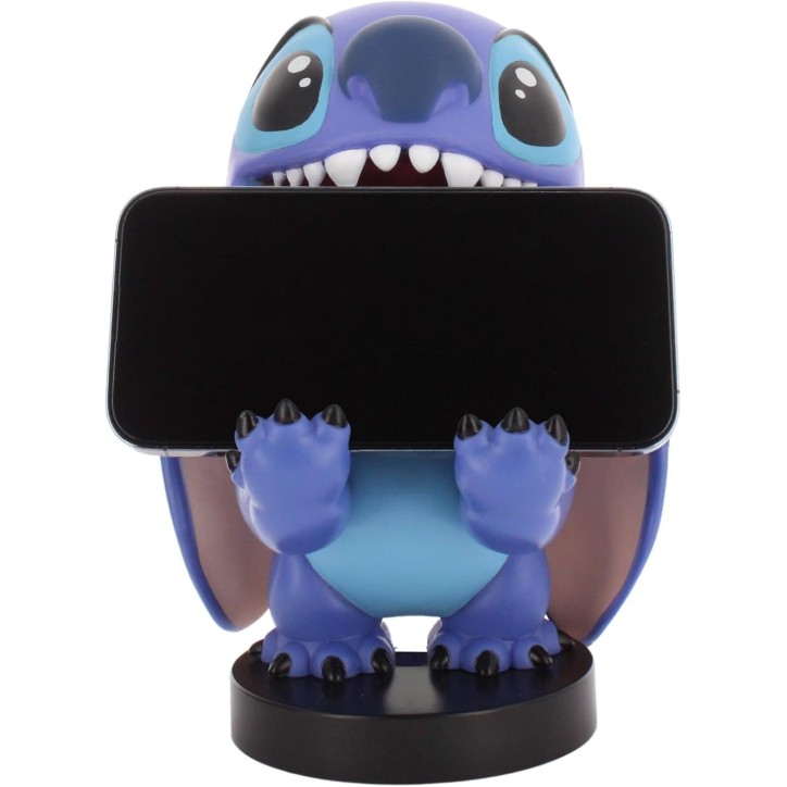 Figurine Disney Stitch Sourire - EXQUISITE GAMING - Cable Guys - Support écouteurs, smartphone ou petit accessoire - 20 cm Figurine Disney Stitch Sourire - EXQUISITE GAMING - Cable Guys - Support écouteurs, smartphone ou petit accessoire - 20 cm