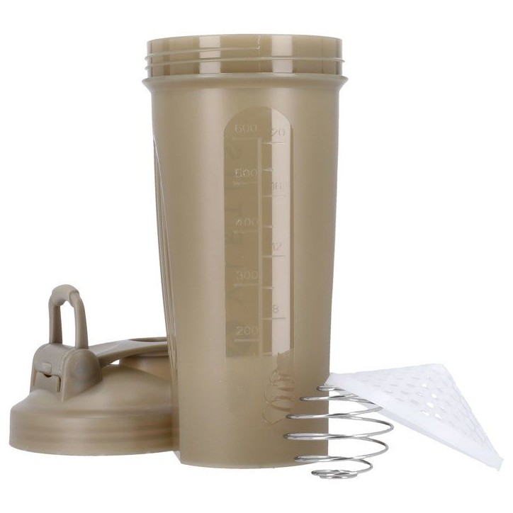 Gourde de Sport - VIRTUS - Castaldo - 500 ml - Accessoires shaker inclus - Kaki