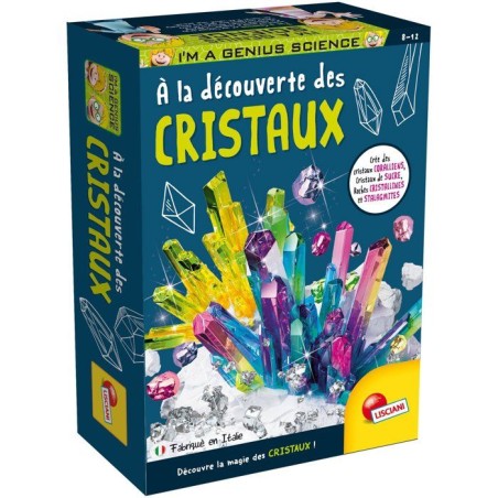 I'M A GENIUS Pocket Découverte des Cristaux - Kit Scientifique - LISC