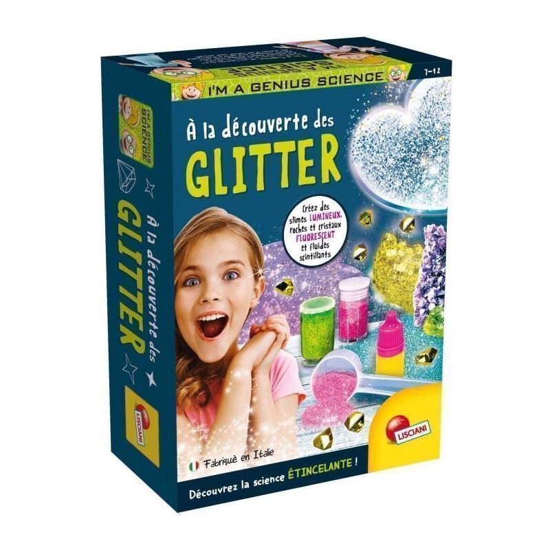 Découverte des paillettes - Kit Scientifique - I'M A GENIUS POCKET -