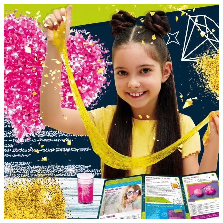 Découverte des paillettes - Kit Scientifique - I'M A GENIUS POCKET - Matériaux scintillants Découverte des paillettes - Kit Scientifique - I'M A GENIUS POCKET - Matériaux scintillants