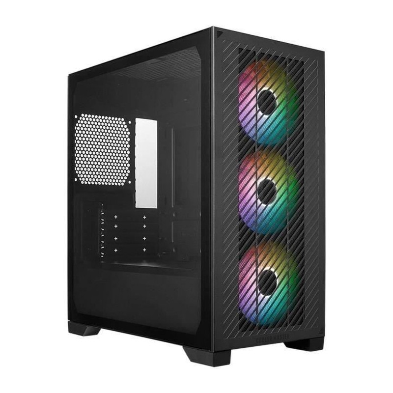 Boîtier PC - COOLER MASTER - E301-KGNN-S00 - Elite 301 - ARGB - Black