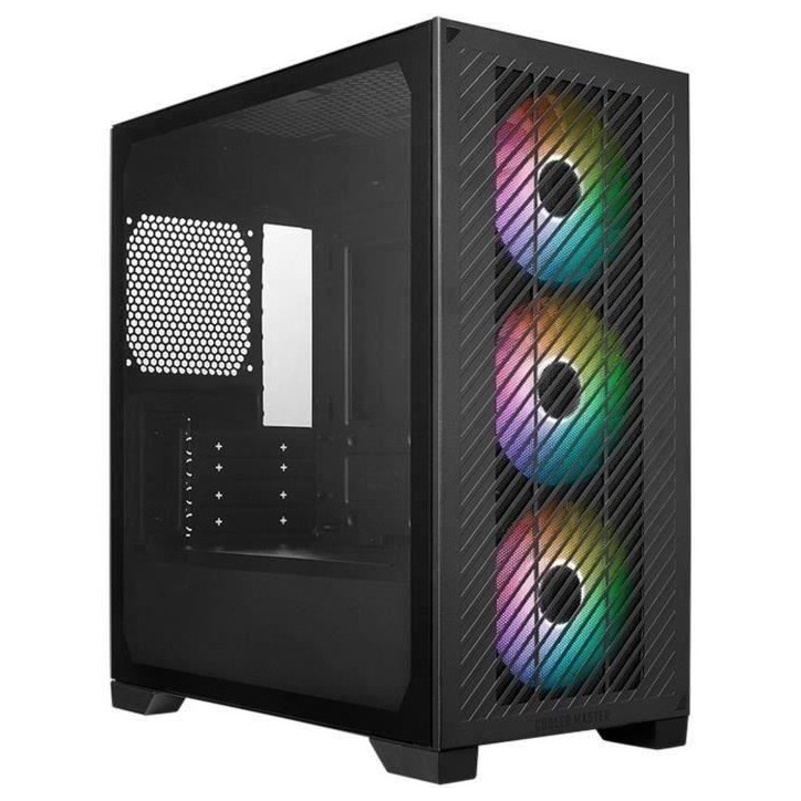 Boîtier PC - COOLER MASTER - E301-KGNN-S00 - Elite 301 - ARGB - Black