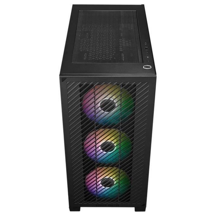 Boîtier PC - COOLER MASTER - E301-KGNN-S00 - Elite 301 - ARGB - Black