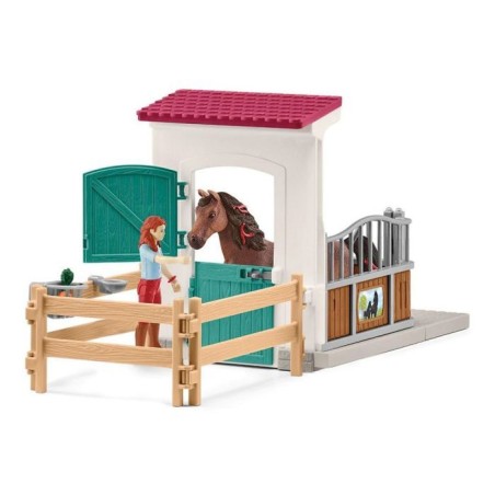 Figurine Horse Box Hannah et Cayenne, Schleich 42710 Horse club, des 5 ans