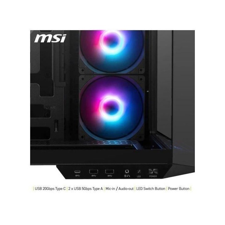 Boîtier PC - MSI - 306-7G26R21-HH9 - MAG PANO 100R PZ