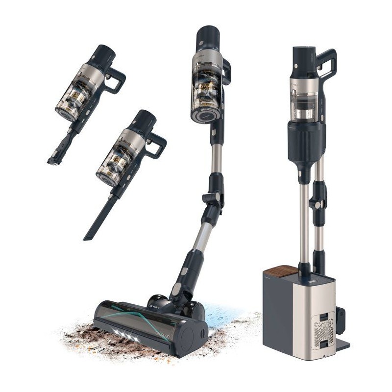 Aspirateur Balai - CECOTEC Conga Rockstar 5500 Hurricane Station Flex