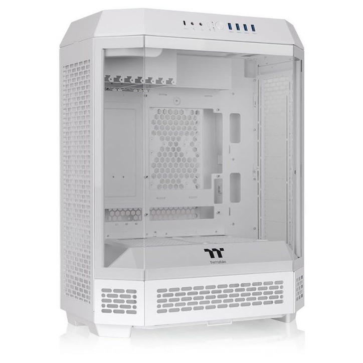 Boîtier PC sans alimentation - THERMALTAKE - The TOWER 600 Snow - Moyen tour - Format ATX - 2x140mm inclus - Blanc Boîtier PC sans alimentation - THERMALTAKE - The TOWER 600 Snow - Moyen tour - Format ATX - 2x140mm inclus - Blanc