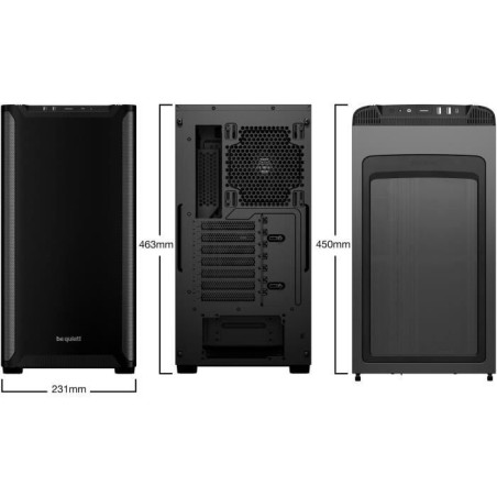 Boîtier PC - BE QUIET! - Pure Base 501 - Moyen Tour - Mini-ITX - Gamer