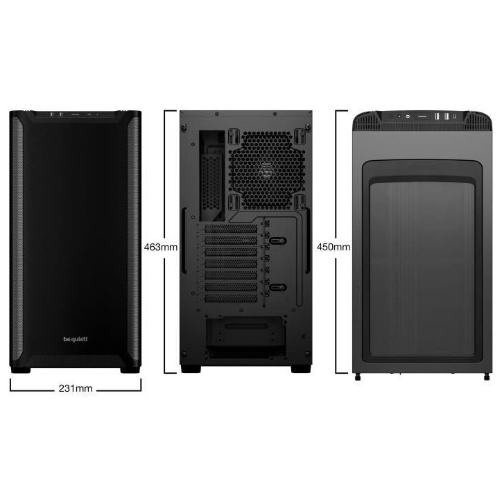 Boîtier PC - BE QUIET! - Pure Base 501 - Moyen Tour - Mini-ITX - Gamer