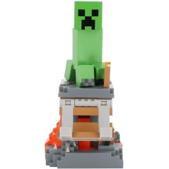 Figurine Minecraft Creeper - EXQUISITE GAMING - Cable Guys - Support