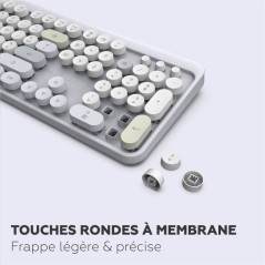Clavier et souris sans fil - Mobility Lab - Modele ergonomique - 2.4Gh