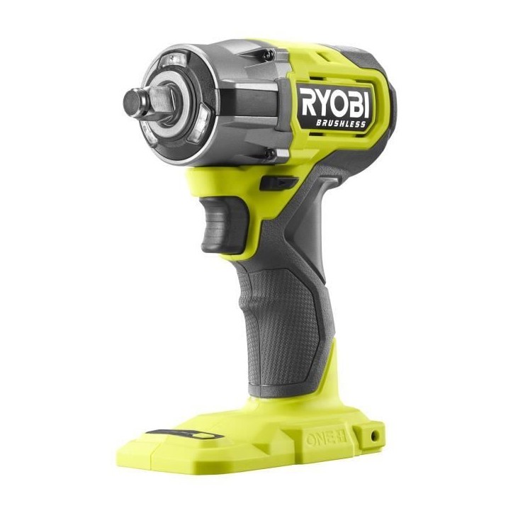 Boulonneuse a chocs - RYOBI - Brushless - 18V - 450 Nm - 4 modes - Emmanchement carré 1/2 Boulonneuse a chocs - RYOBI - Brushless - 18V - 450 Nm - 4 modes - Emmanchement carré 1/2