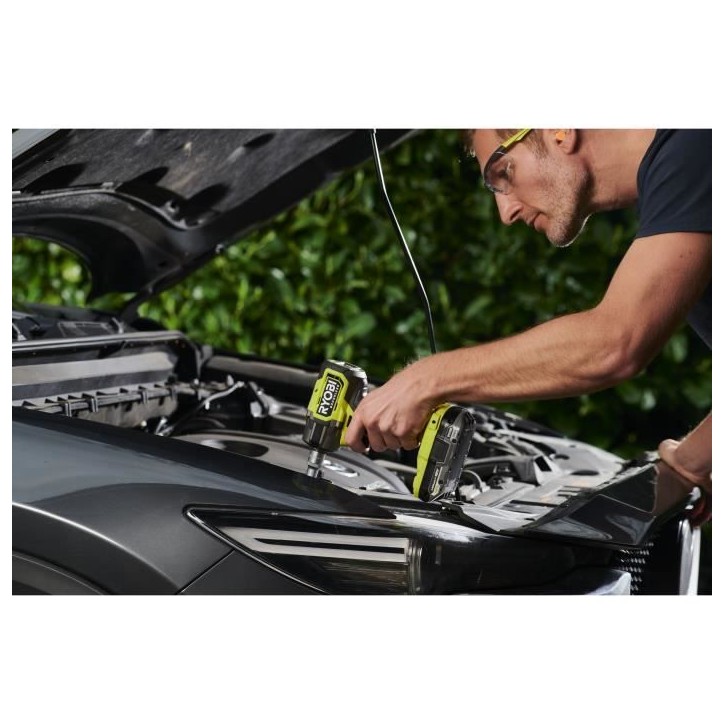 Boulonneuse a chocs - RYOBI - Brushless - 18V - 450 Nm - 4 modes - Emmanchement carré 1/2 Boulonneuse a chocs - RYOBI - Brushless - 18V - 450 Nm - 4 modes - Emmanchement carré 1/2