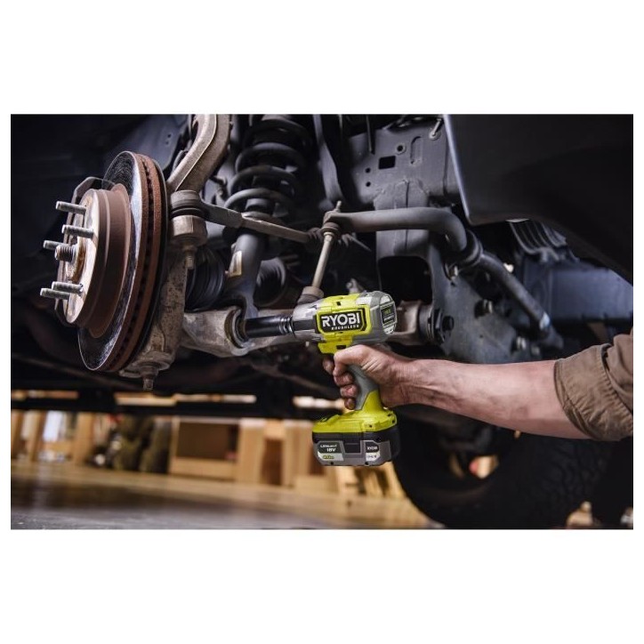 Boulonneuse a chocs - RYOBI - Brushless - 18V - 4 modes : 200 / 350 / 700 Nm - Desserrage 900 Nm - Emmanchement carré 1/2Boulon Boulonneuse a chocs - RYOBI - Brushless - 18V - 4 modes : 200 / 350 / 700 Nm - Desserrage 900 Nm - Emmanchement carré 1/2Boulon