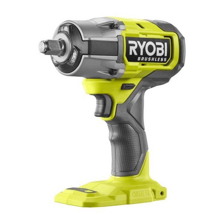 Boulonneuse a chocs - RYOBI - Brushless - 18V - 4 modes : 200 / 350 / 700 Nm - Desserrage 900 Nm - Emmanchement carré 1/2Boulon Boulonneuse a chocs - RYOBI - Brushless - 18V - 4 modes : 200 / 350 / 700 Nm - Desserrage 900 Nm - Emmanchement carré 1/2Boulon