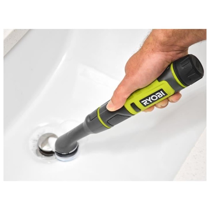 Brosse de détail - RYOBI - 4V - Diam. 20 mm - 200 tr/min - IPX7 - Livrée avec 4 brosses Brosse de détail - RYOBI - 4V - Diam. 20 mm - 200 tr/min - IPX7 - Livrée avec 4 brosses