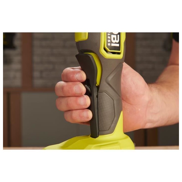 Meuleuse d'angle - RYOBI - Brushless - 18V - Diam. 125 mm - 8 000-9 200 tr/min - Carter 2-en-1 meulage/tronçonnage