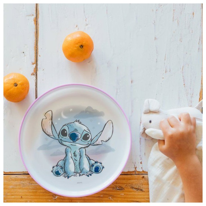 GRANDE ASSIETTE ANTIDÉRAPANTE LILO et STITCH