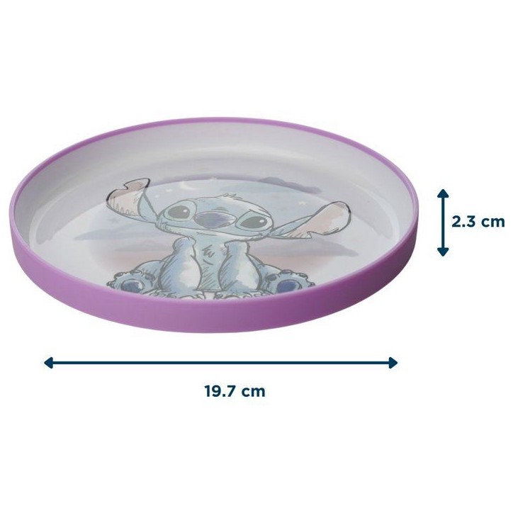 GRANDE ASSIETTE ANTIDÉRAPANTE LILO et STITCH