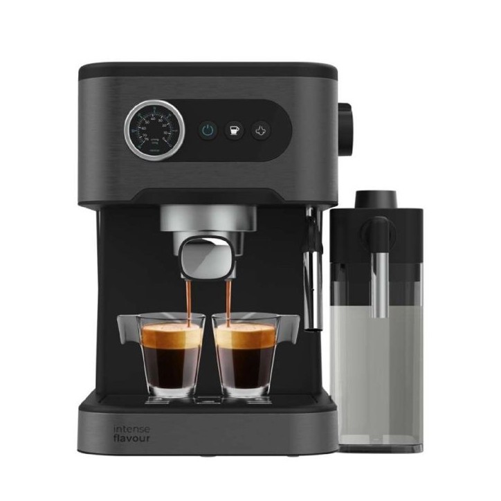 Machine a café - CECOTEC - Espresso 20 Pro Latte - 1350 W - 20 bars - 1,5 L - Noir Machine a café - CECOTEC - Espresso 20 Pro Latte - 1350 W - 20 bars - 1,5 L - Noir