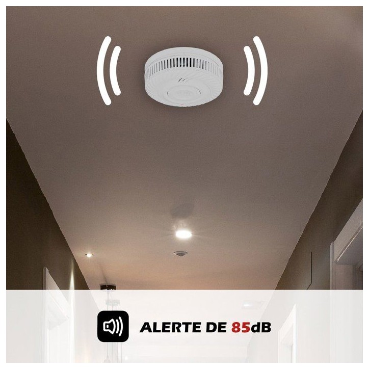 Détecteur de fumée - KYF - Wifi - CE - Pile 10 ans scellée Détecteur de fumée - KYF - Wifi - CE - Pile 10 ans scellée