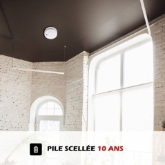 Détecteur de fumée - KYF - Wifi - CE - Pile 10 ans scellée