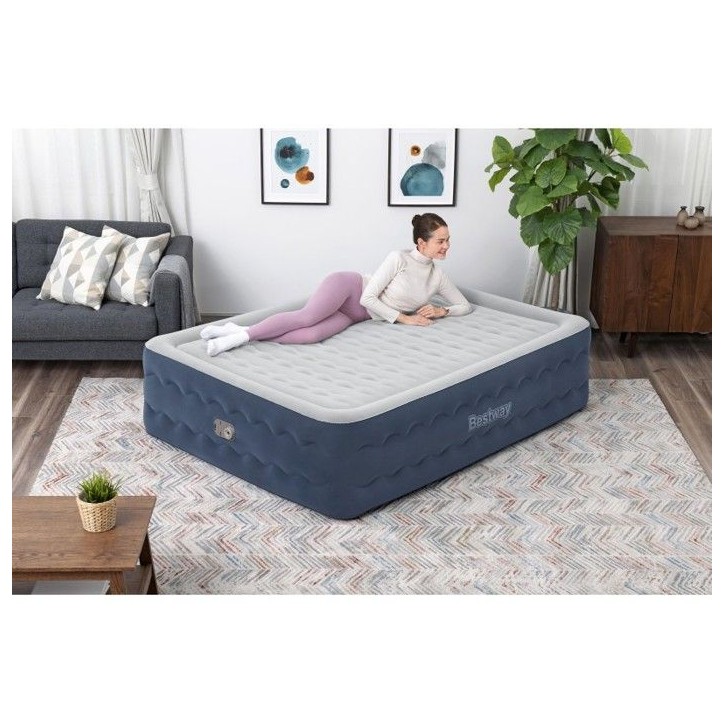 BESTWAY Bestway Lit gonflable 2 places TruLeisure pompe électrique intégrée 203x152x51cm BESTWAY Bestway Lit gonflable 2 places TruLeisure pompe électrique intégrée 203x152x51cm