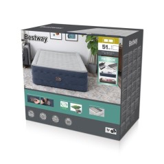 BESTWAY Bestway Lit gonflable 2 places TruLeisure pompe électrique in