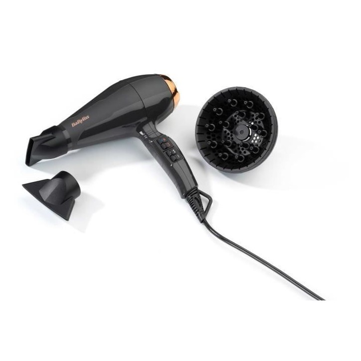 Seche-cheveux - BaByliss - 6719DE Air Pro 2200 - Perfomance, qualité pro, brillance - Fabriqué en Italie Seche-cheveux - BaByliss - 6719DE Air Pro 2200 - Perfomance, qualité pro, brillance - Fabriqué en Italie