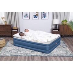 BESTWAY Bestway Lit gonflable 2 places 203x152x46cm avec pompe électrique intégrée