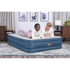 BESTWAY Bestway Lit gonflable 2 places 203x152x46cm avec pompe électr
