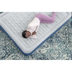 BESTWAY Bestway Lit gonflable 2 places 203x152x46cm avec pompe électr