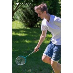 Set de badminton - TALBOT TORRO - 4 Fighter - 4 raquettes - Cordage m