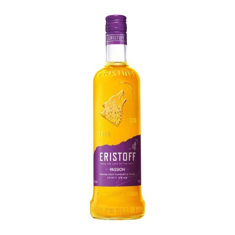 Eristoff - Passion - Boisson a base de vodka - 18,0 % Vol. - 70 cl