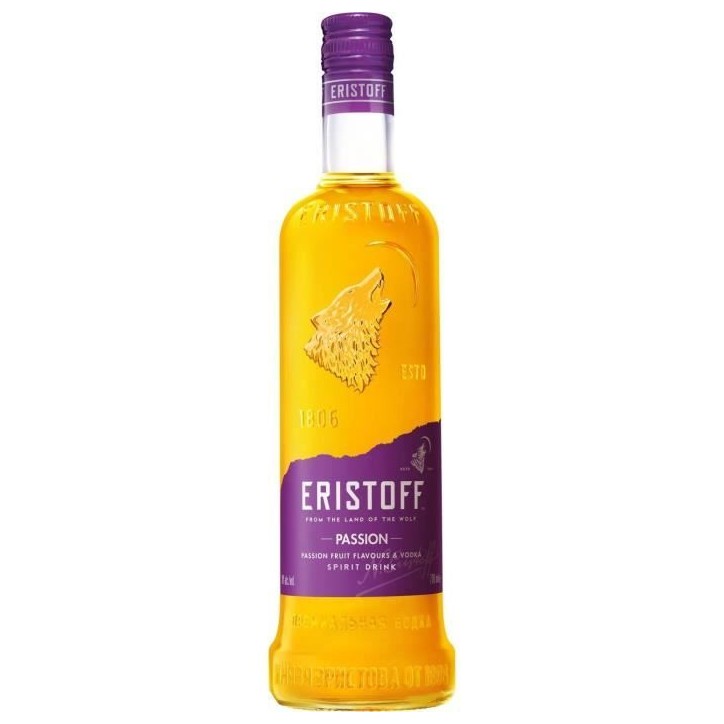 Eristoff - Passion - Boisson a base de vodka - 18,0 % Vol. - 70 cl