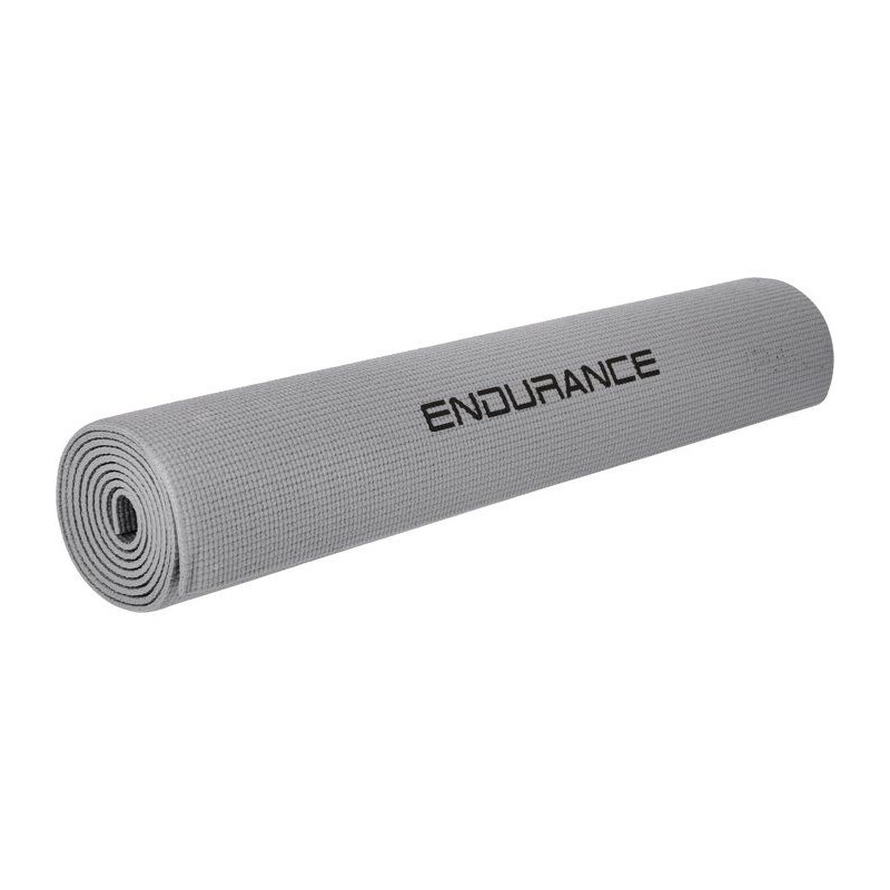 Tapis de Yoga - ENDURANCE - 4 mm - Gris