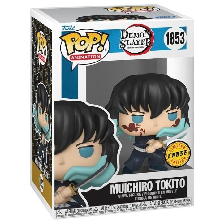 Figurine - Funko Pop! - Demon Slayer - Muichiro Tokito - 10 cm - Version Chase possible Figurine - Funko Pop! - Demon Slayer - Muichiro Tokito - 10 cm - Version Chase possible