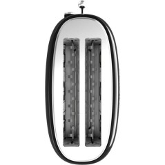 Grille-pain vintage - SWEISS - GRV9 - 2 fentes - 1500 W - Noir
