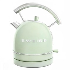 Bouilloire vintage - SWEISS - KTL7 - 2200 W - 1,8 L - Socle 360° - Ve