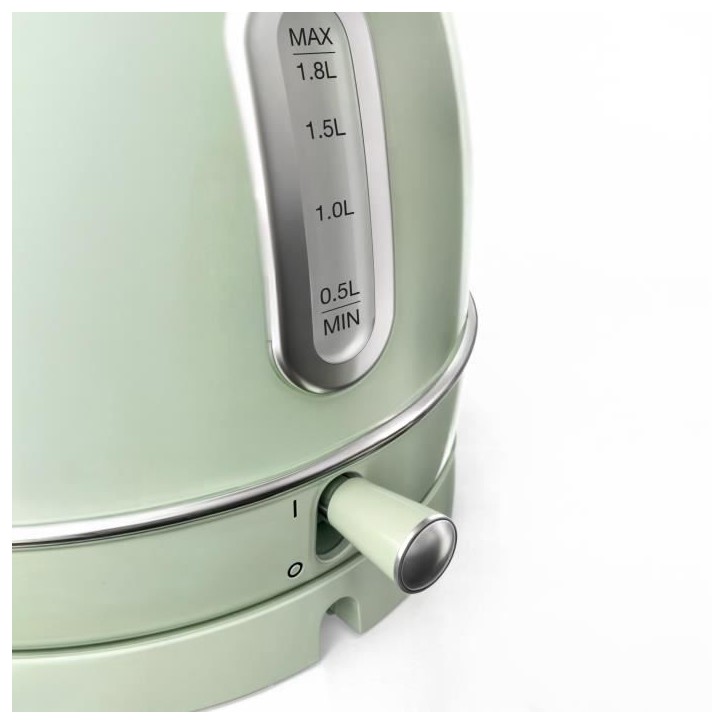Bouilloire vintage - SWEISS - KTL7 - 2200 W - 1,8 L - Socle 360° - Vert Bouilloire vintage - SWEISS - KTL7 - 2200 W - 1,8 L - Socle 360° - Vert