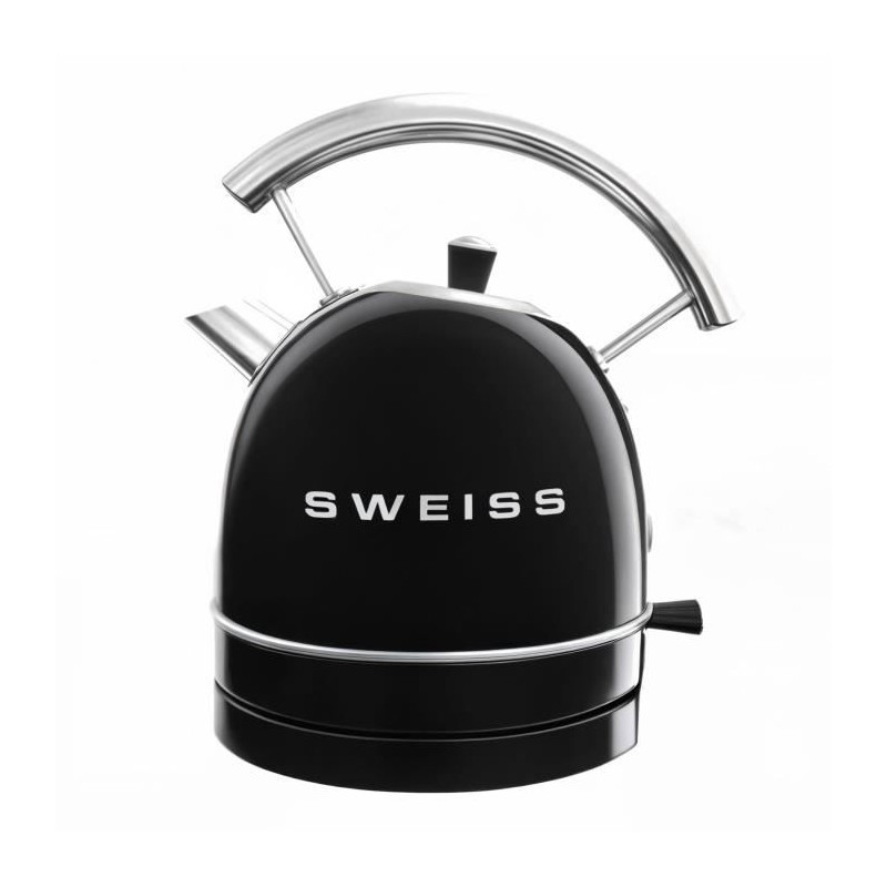 Bouilloire vintage - SWEISS - KTL9 - 2200 W - 1,8 L - Socle 360° - No