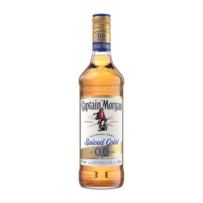 CAPTAIN MORGAN Spiced Gold - Apéritif - 00,00% Vol. - 70 cl