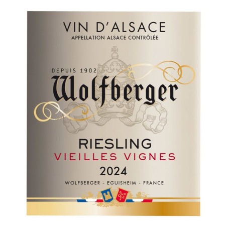 Wolfberger Vieilles Vignes 2024 Alsace Riesling - Vin blanc d'Alsace