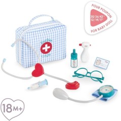 Ma valise Docteur et accessoires - COROLLE - Pour poupon de 30 a 36 cm