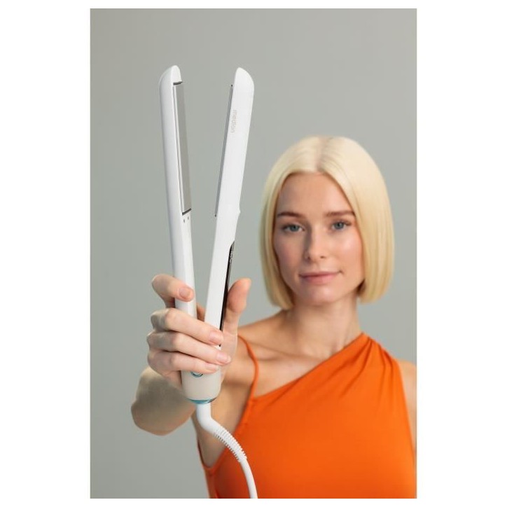 Lisseur - MEDION - MD19925 - 56 W - 5 programmes - 165 a 210 °C - Affichage LED - Blanc Lisseur - MEDION - MD19925 - 56 W - 5 programmes - 165 a 210 °C - Affichage LED - Blanc