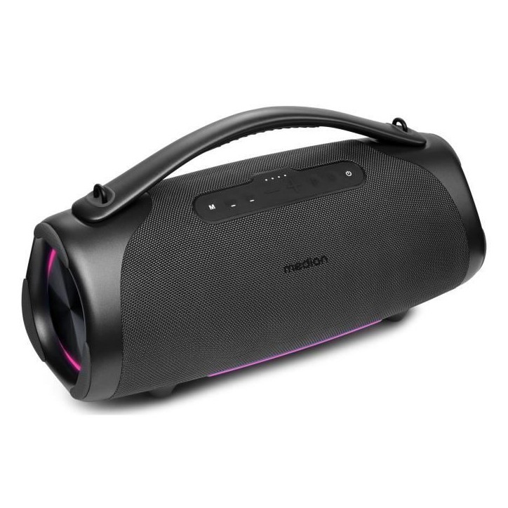 Enceinte Bluetooth - MEDION - XL - 100W RMS - Autonomie 30h - Protection IPX7 - RGB Enceinte Bluetooth - MEDION - XL - 100W RMS - Autonomie 30h - Protection IPX7 - RGB